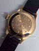 Replica IWC Schaffhausen Watch Coffee surface Yellow Case Brown Leather  (7)_th.jpg